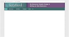 Desktop Screenshot of kraftgraphicdesign.com
